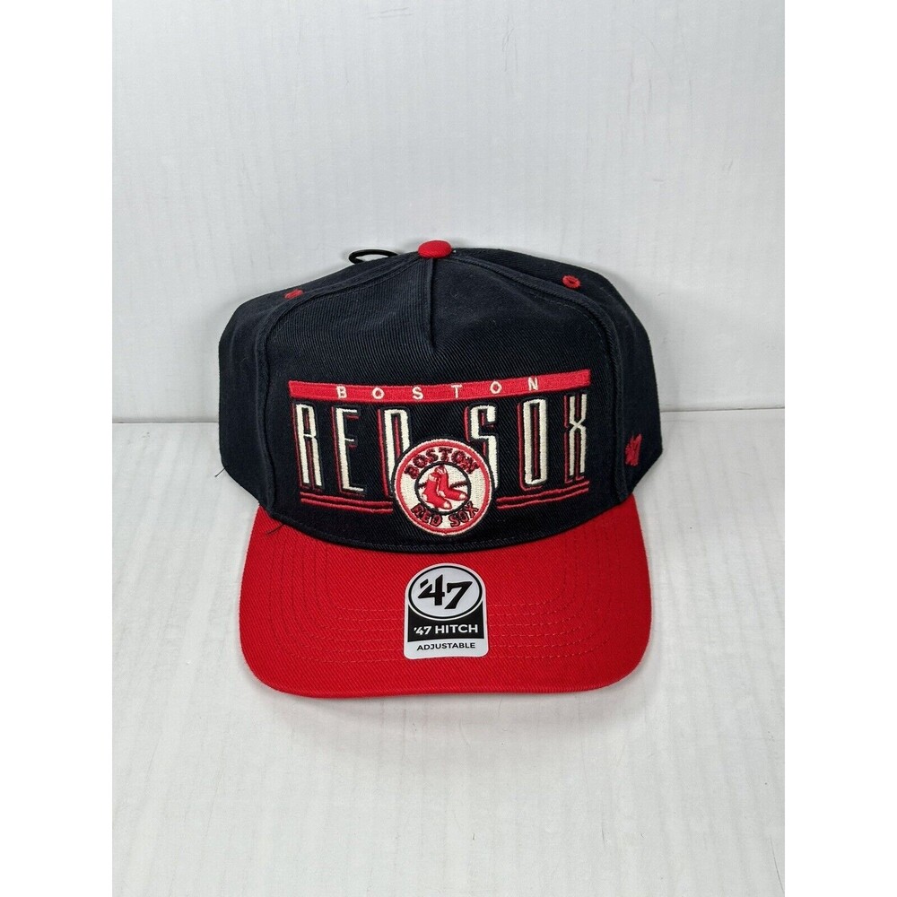 '47 Brand Boston Red Sox Navy Cooperstown Hitch Adjustable Snapback Hat Cap NEW